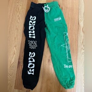 CHNGE Green and Black Sweatpants